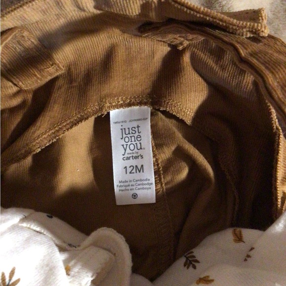 Carter’s Cute Fall Girls Outfit Size 12 Months - Picture 6 of 8